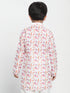 Boy's Multi-Coloured Printed Embellished Kurta